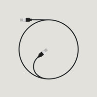 Coiled TYPE-C to TYPE-C connection cable