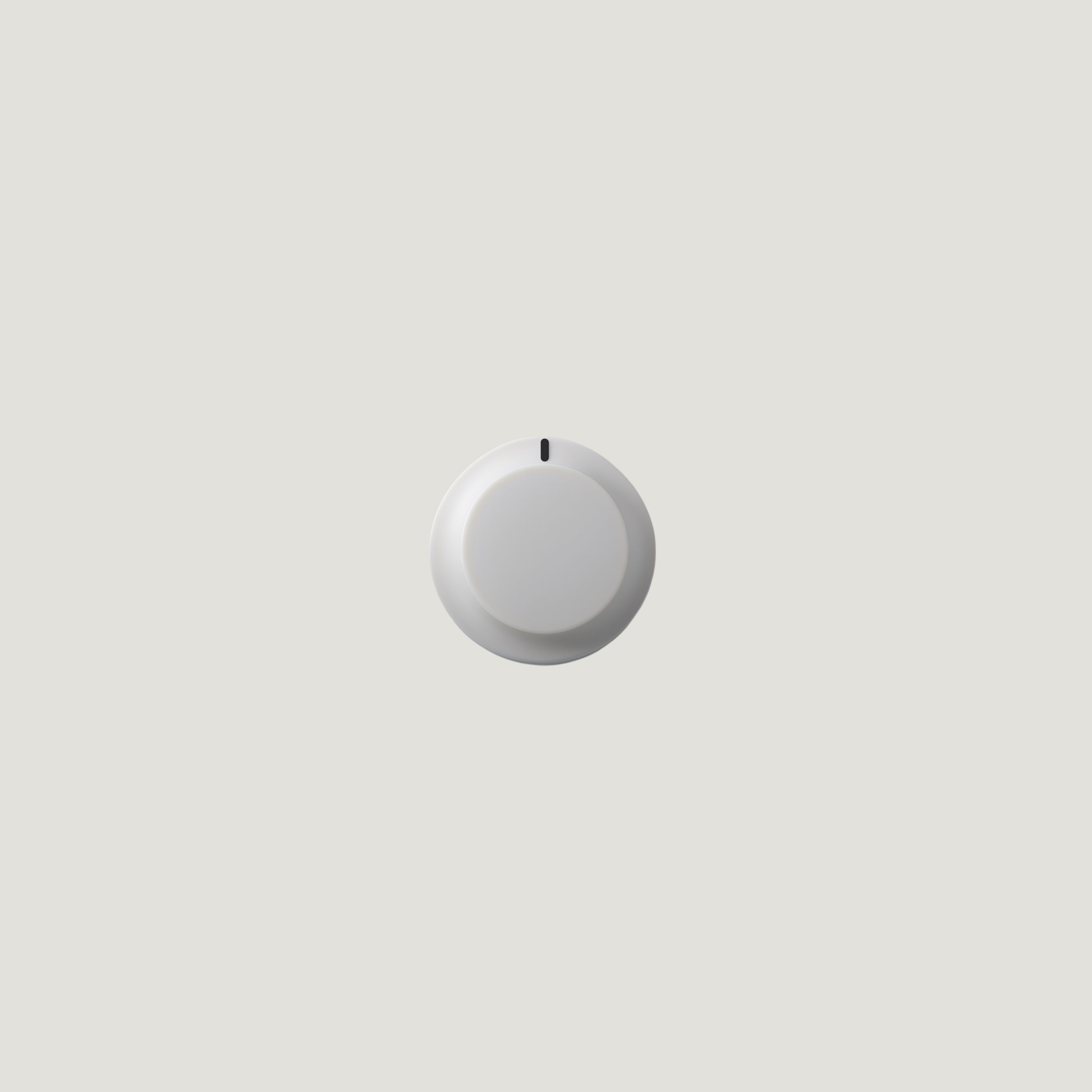 Botão giratório de volume branco para reposição