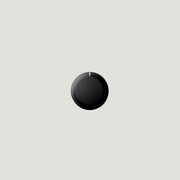 Botão giratório de volume preto para reposição