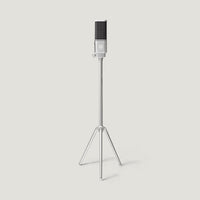 SOVA R1 microphone on a tall lightweight tripod